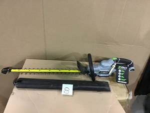 24 in. 40-Volt Lithium-Ion Cordless Hedge Trimmer with 2 Ah Battery and Charger Included by RYOBI&nbsp&nbspin good condition&nbsp