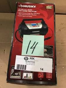 12120 Volt Auto and Home Inflator by Husky&nbsp&nbspin good condition&nbsp