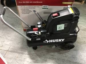 8G 150 PSI Hotdog Air Compressor by Husky&nbsp&nbspin good condition&nbsp
