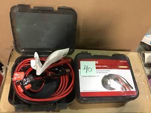 Husky 20 ft. 4-Gauge UL Booster Cable&nbsp&nbspin good condition&nbsp