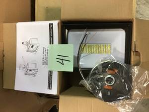 QTE 66-Watt Dark Bronze Outdoor Integrated LED Flood Light by Lithonia Lighting&nbsp&nbspin good condition&nbsp
