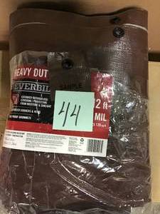 Everbilt 10 ft. x 12 ft. BrownSilver Heavy-Duty Tarp&nbsp&nbspin good condition&nbsp