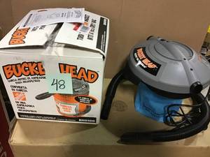 5 Gal. 1.75-Peak HP WetDry Shop Vacuum Powerhead with Filter Bag and Hose (compatible with 5 Gal. Homer Bucket)&nbsp&nbspin good condition&nbsp