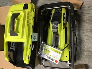 13 in. 11 Amp Corded Electric Walk Behind Push Mower by RYOBI&nbsp&nbspin good condition&nbsp