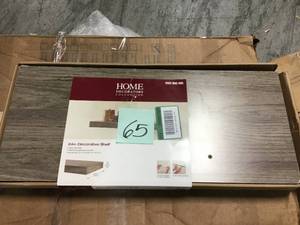 23.6 in. W x 10.2 in. D x 2 in H Driftwood Gray Oak Floating Shelf by Home Decorators Collection&nbsp&nbspin good condition&nbsp