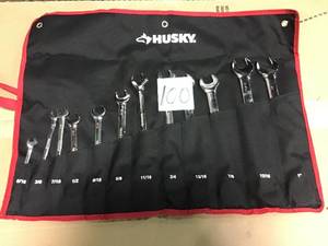 Master SAE Reversible Ratcheting Wrench Set (12-Piece) by Husky&nbsp&nbspin good condition&nbsp
