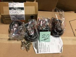 4 in. Black Caster Kit for Welded Steel Garage Cabinets by Husky in good condition