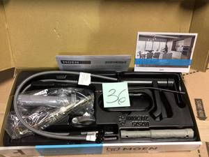 Genta Single Hole Single-Handle Bathroom Faucet in Matte Black by MOEN in good condition