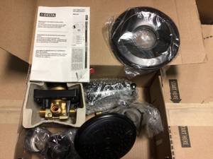 Porter Single-Handle 3-Spray Tub and Shower Faucet in Oil Rubbed Bronze (Valve Included) by Delta in good condition