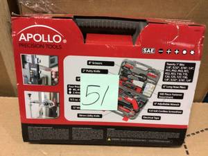 135-Piece Home Tool Kit by Apolloin good condition