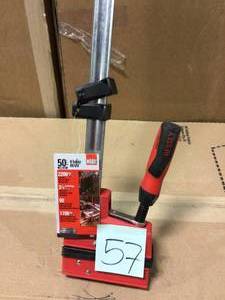 Bessey-KRE3550 50 in. K Body REVOlution (KRE) Parallel Clamp, 3-34 in. Throat Depth in good condition