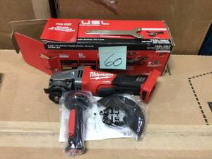 M18 FUEL 18-Volt Lithium-Ion Brushless Cordless 4-12 in.  5 in. Grinder with Paddle Switch (Tool-Only) by Milwaukee in good condition