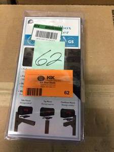4 in. x 4 in. Post Adapter in Black with 3 Mailbox Mounting Options by Architectural Mailboxes in good condition
