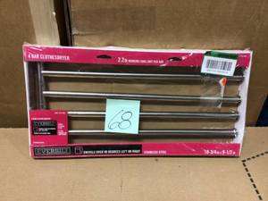 4 Bar Clothes Dryer in Stainless Steel by Everbilt in good condition