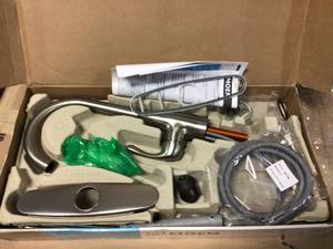 Kaden Single-Handle Pull-Down Sprayer Kitchen Faucet with Reflex and Power Clean in Spot Resist Stainless by MOEN in good condition