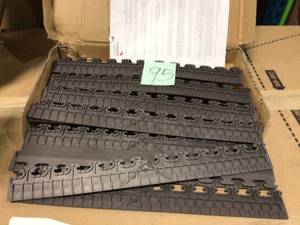9.5 in. x 18.5 in. Metallic Graphite Multi-Purpose Commercial PVC Garage Flooring Tile Trim Kit (20 sq. ft.) by Norsk in good condition