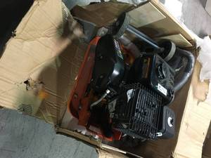 2500 lb. Compaction Force Plate Compactor 6.5HP196cc by YARDMAX in good condition