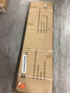72 in. Solid Wood Work Surface by Husky not used