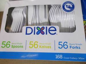 Plastic Cutlery and Ziploc Bags