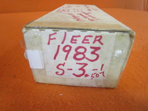 1983 Fleer Baseball Cards