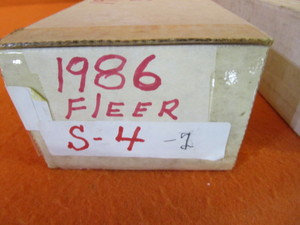 1986 Fleer Baseball Cards