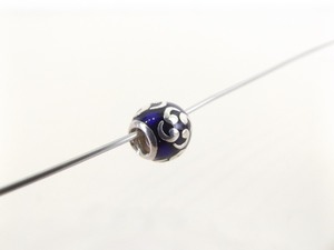 Authentic PANDORA #790419EN13 Purple&nbspEnamel&nbspRegal Beauty Charm Bead