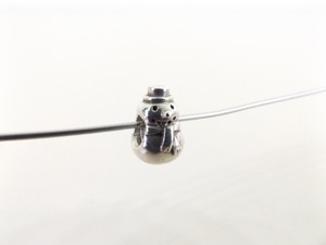 Authentic PANDORA #790374 Winter Snowman Charm Bead