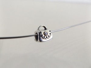 Authentic PANDORA #790309PCZ Pink CZ Purse Charm Bead