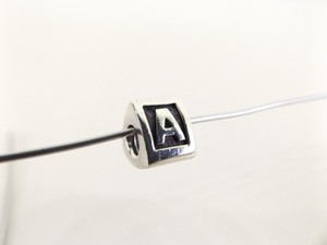 Authentic PANDORA #790323A Alphabet Letter A Charm Bead