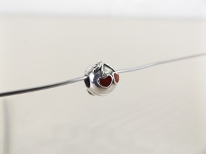 Authentic PANDORA #791093EN39 Enamel Cherry Clip Charm Bead