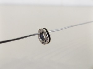 Authentic PANDORA #Crooked Line Spacer Charm Bead