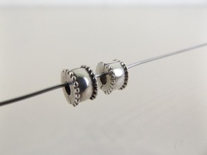 2 Authentic PANDORA #790276 Beveled Clips Charm Beads