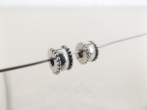 2 Authentic PANDORA #790276 Beveled Clips Charm Beads