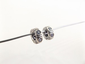 2 Authentic PANDORA #790368CZ Trinity Northern Lights Spacer Charm Beads