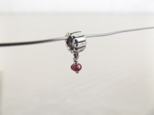 Authentic PANDORA #790166GR January Birthstone Garnet Charm Beads