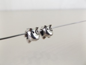 2 Authentic PANDORA #790258 Dog Charm Beads