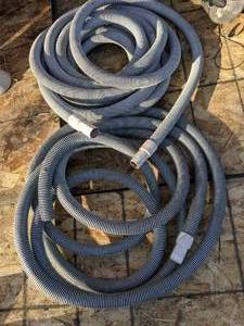 lot 156 image: Pair of Heavy Duty Vacuum Hoses