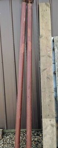 lot 164 image: Pair of 8 Foot Adjustable Jack Posts