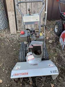lot 166 image: Sears Craftsman 523 Snowblower
