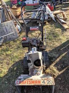 lot 169 image: Sears Craftsman 420 Snowblower - Works Great