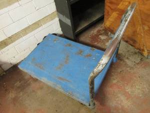 Metal flatbed cart...