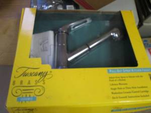 New pull out spray kitchen faucet...