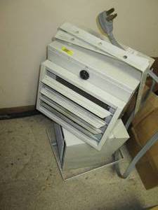 Electric garage heater...