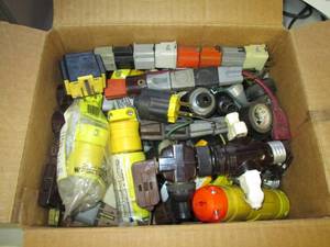 Box of electrical accessories...