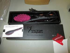 Hair straightening brush - Viktor J...