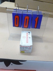 22-250 Ammo. Box of 40. As shown.