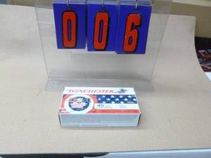 Winchester .45 ammo. Box of 50. As shown.