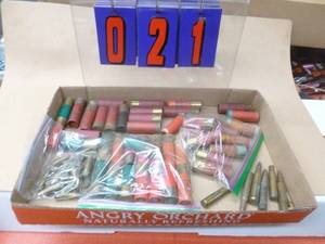 Flat of ammo. 12 gauge, 38 special. As shown.