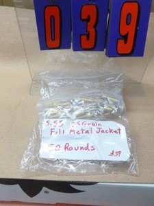 5.56 ammo. Box of 50. As shown.