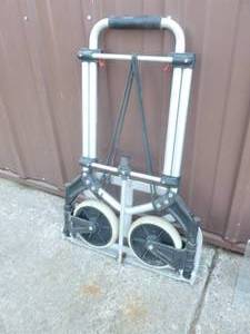 Folding 2 wheel dolly. As shown.